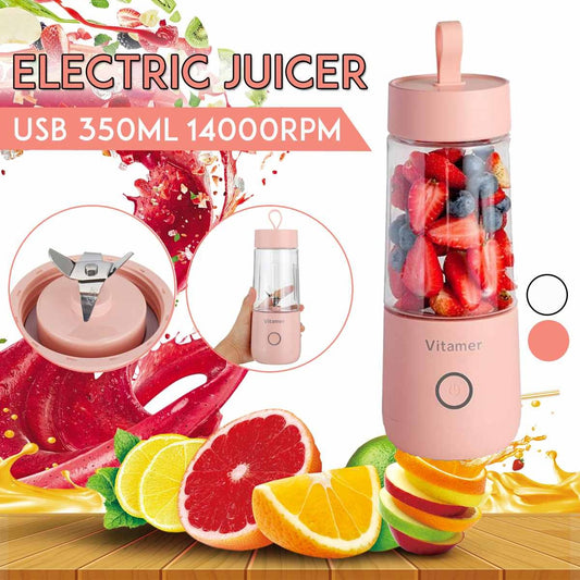 Portable USB Blender – Fresh Juice Anywhere in 45 Seconds 🍓